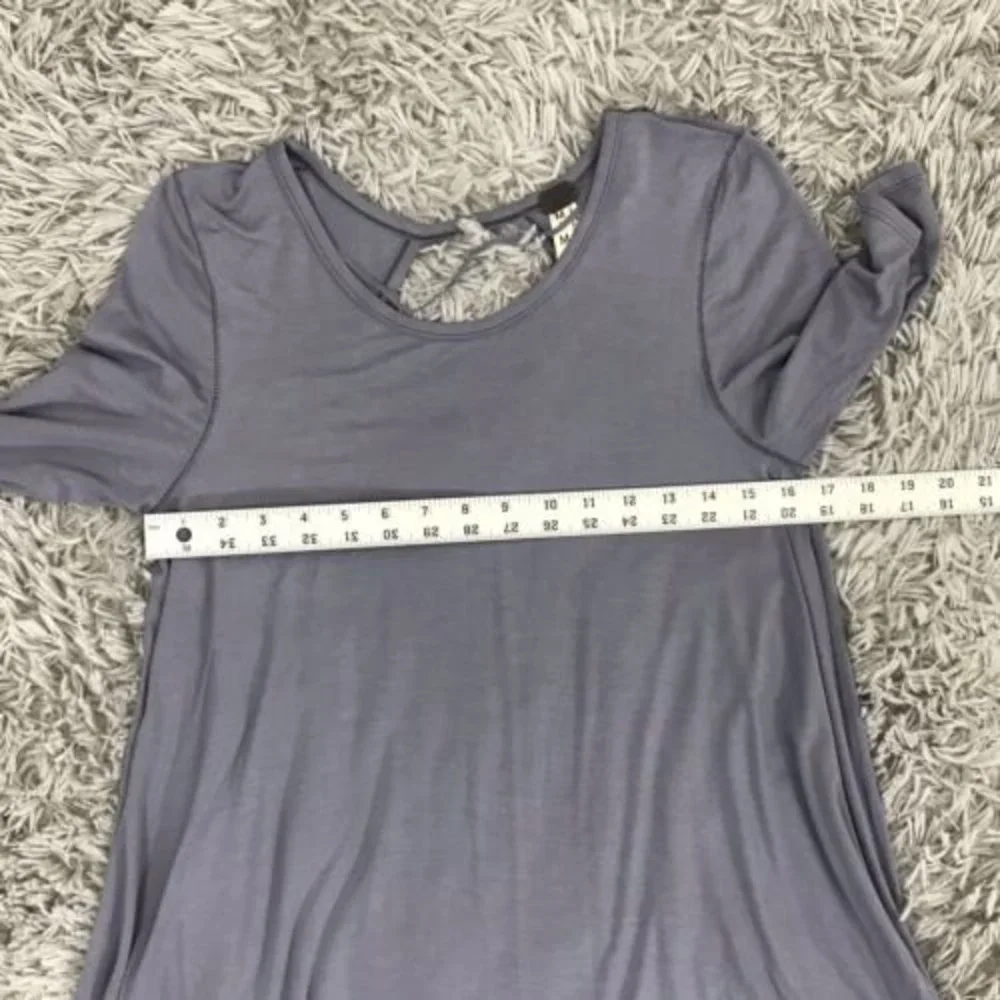Free People Womens Jacqueline Tunic Blouse Blue‎ grey M